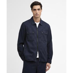 Barbour International Blackstreak Summer Jacquard Overshirt Navy